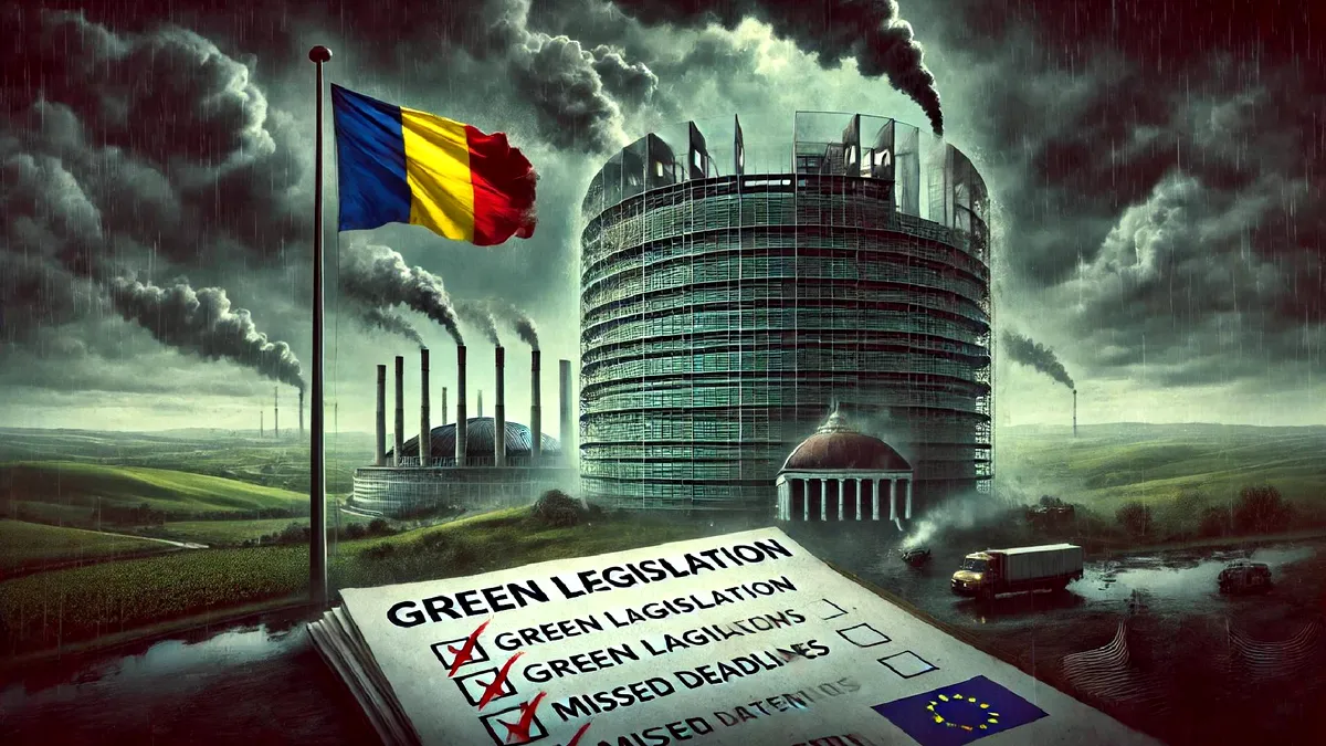 România, din nou pe lista neagră a Comisiei Europene din cauza întârzierilor în legislația verde