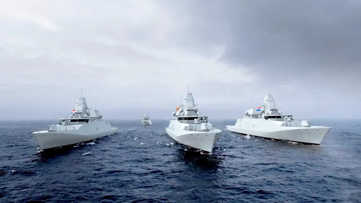 Olanda investește 3,8 miliarde de euro în 4 fregate, care vor fi construite la „Damen” Galați