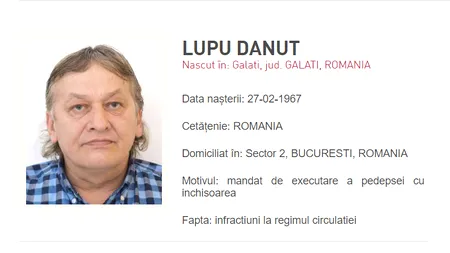 Dănuț Lupu, dat în urmărire de Poliția Română