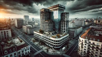 Criza imobiliară din București: Piața birourilor se prăbușește și perspectivele sectorului devin sumbre