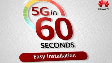 VIDEO Avantajele tehnologiei 5G în instalarea de echipamente pentru comunicații explicate în 60 de secunde de specialiștii Huawei