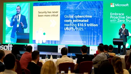 Aproximativ 70% din totalul atacurilor cibernetice reprezintă furtul de date personale, la nivel global (Microsoft)