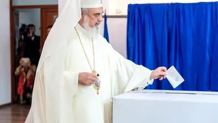 Patriarhul României a votat duminică seara!
