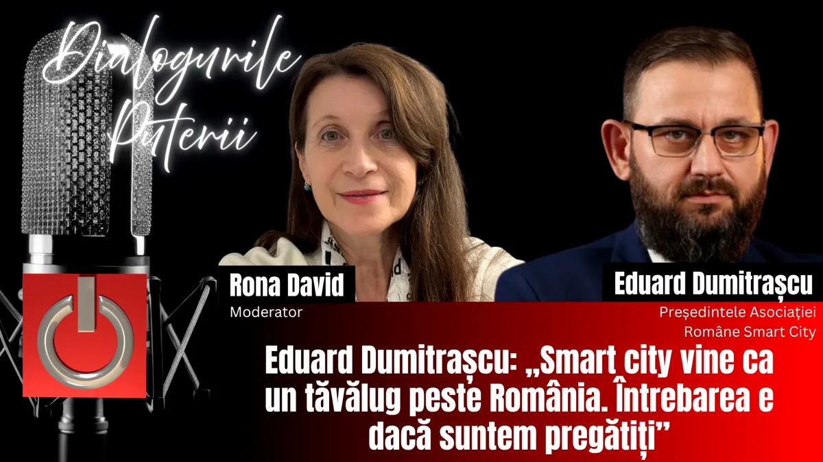 Eduard Dumitrașcu (ARSC): „Smart city vine ca un tăvălug peste România. Întrebarea e dacă suntem pregătiți”