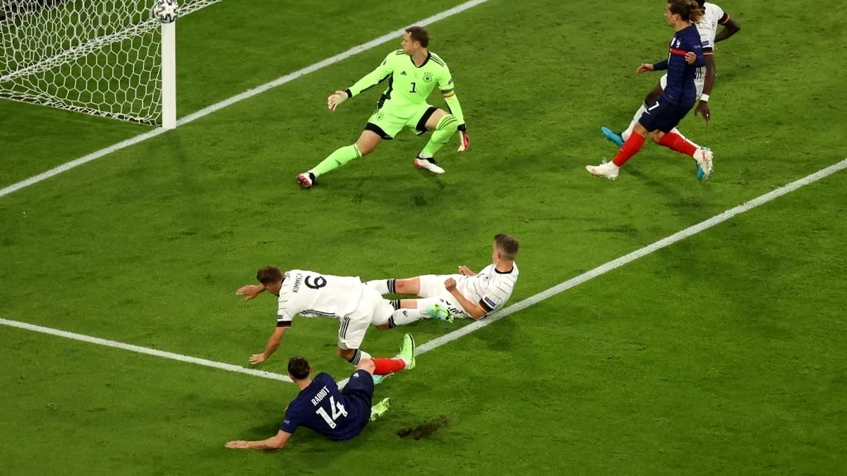 EURO 2020 | Franța - Germania 1-0. Un autogol și două goluri anulate în duelul titanilor