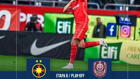 FCSB – CFR Cluj 1-0. Roș-albaștrii visează la titlu (Video)
