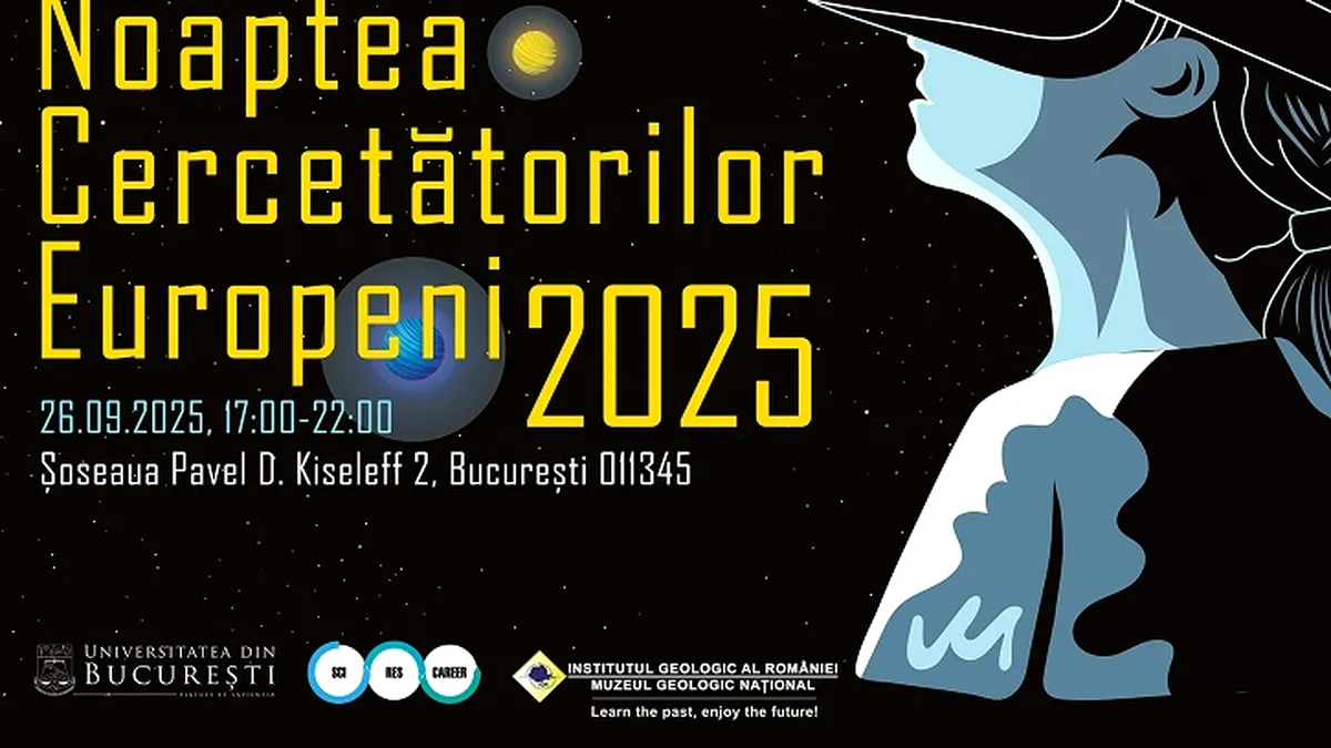 Noaptea în care cercetarea se întâlnește cu publicul: Universitatea București  și Muzeul Geologic Național la Noaptea Cercetătorilor Europeni 2025