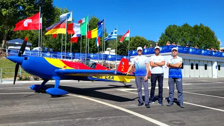 România, locul 3 la Europenele de acrobație aeriană
