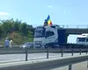 Cei doi șoferi de TIR care au blocat Autostrada A1 riscă închisoarea de la 3 luni la 2 ani