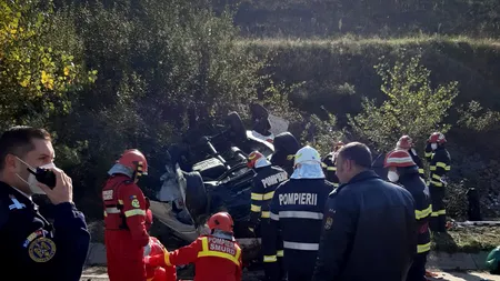 Accident grav în Gorj după ce două autototurisme s-au chiocnit frontal