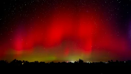 Aurora Boreală, vizibilă duminică seara pe cerul României