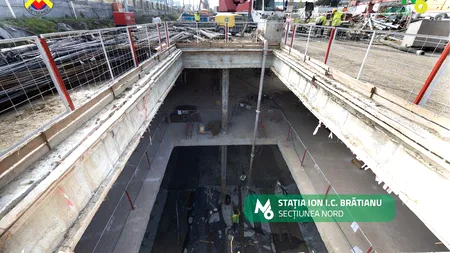 Magistrala 6 prinde contur: structurile de rezistență depășesc jumătatea traseului pe Sud și avansează rapid spre Otopeni