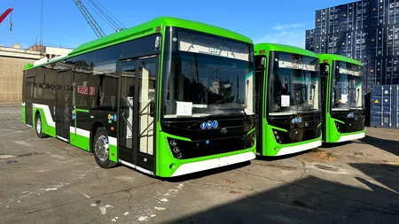 Primele 51 de autobuze electrice pentru Capitală au ajuns la Constanța! Când intră în serviciul