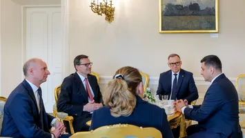 George Simion, primit de președintele Poloniei la Varșovia. Discuții despre democrație și rolul strategic al României în regiune