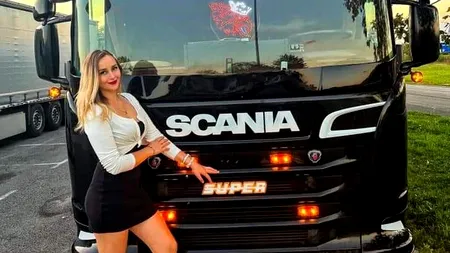 Cele mai frumoase șoferițe pe camion din România (FOTO)