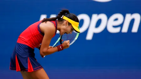 Emma Răducanu scrie istorie la US Open! Este prima jucătoare  în semifinale, venită din calificări