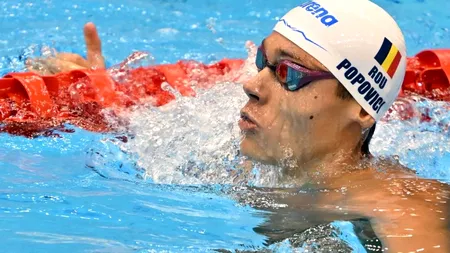 David Popovici, debut la Jocurile Olimpice. Cu cine concurează azi marele sportiv