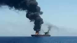 UPDATE: Prima reacție a lui Nicușor Dan, după ce un petrolier cu gaz lichefiat a explodat și arde lângă Sulina