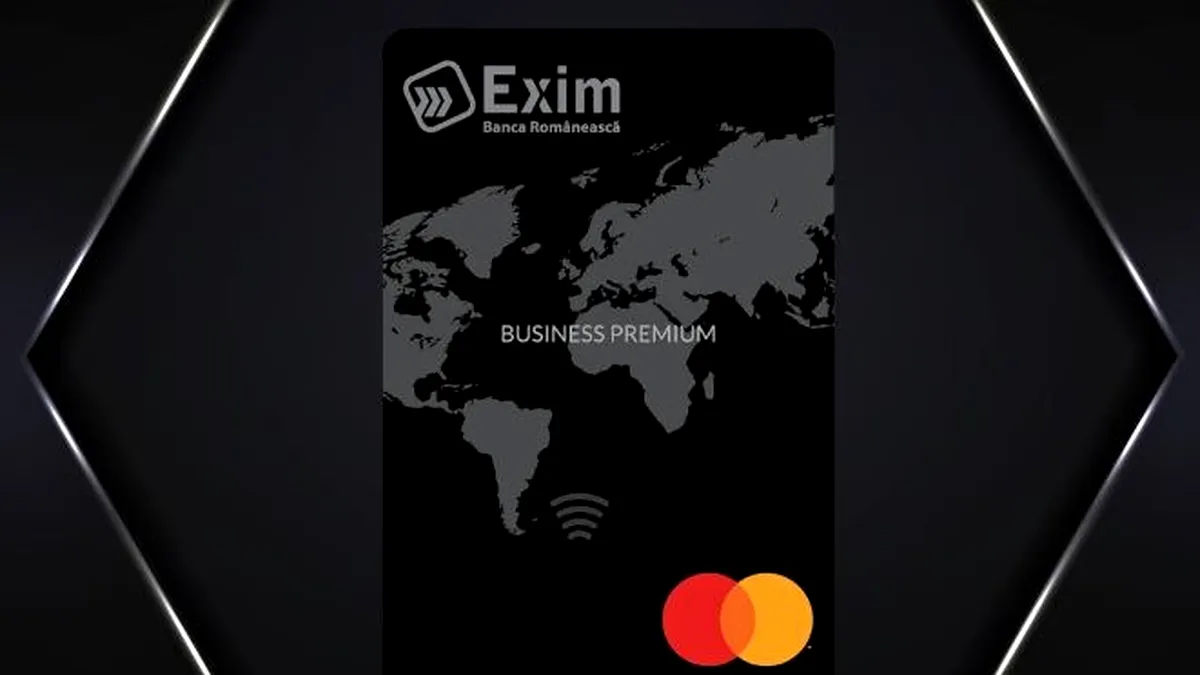 Exim Banca Românească lansează cardul Mastercard Business Premium