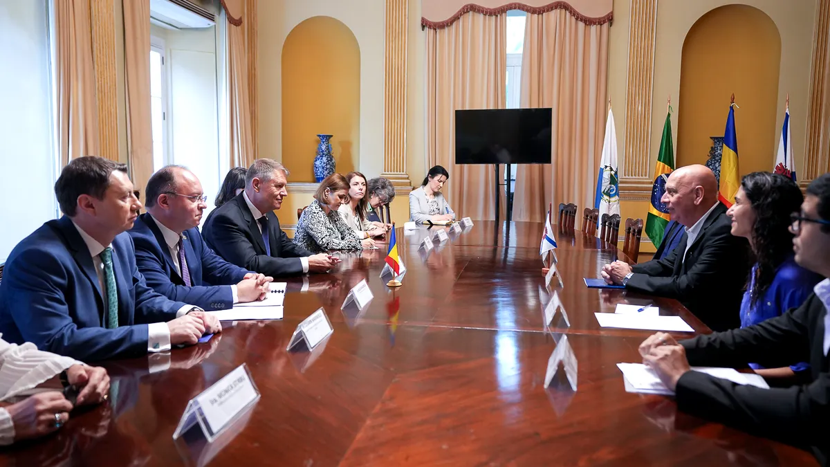 Iohannis în Brazilia. Președintele i-a invitat pe afaceriștii sud americani să investească în România