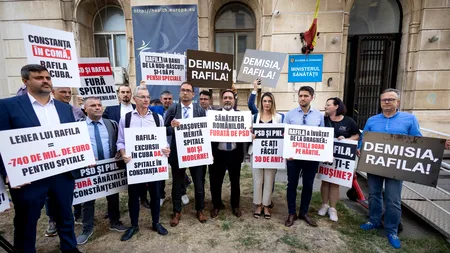 Protest la Ministerul Sănătății, după ce 6 spitale au fost scoase din lista investițiilor PNRR