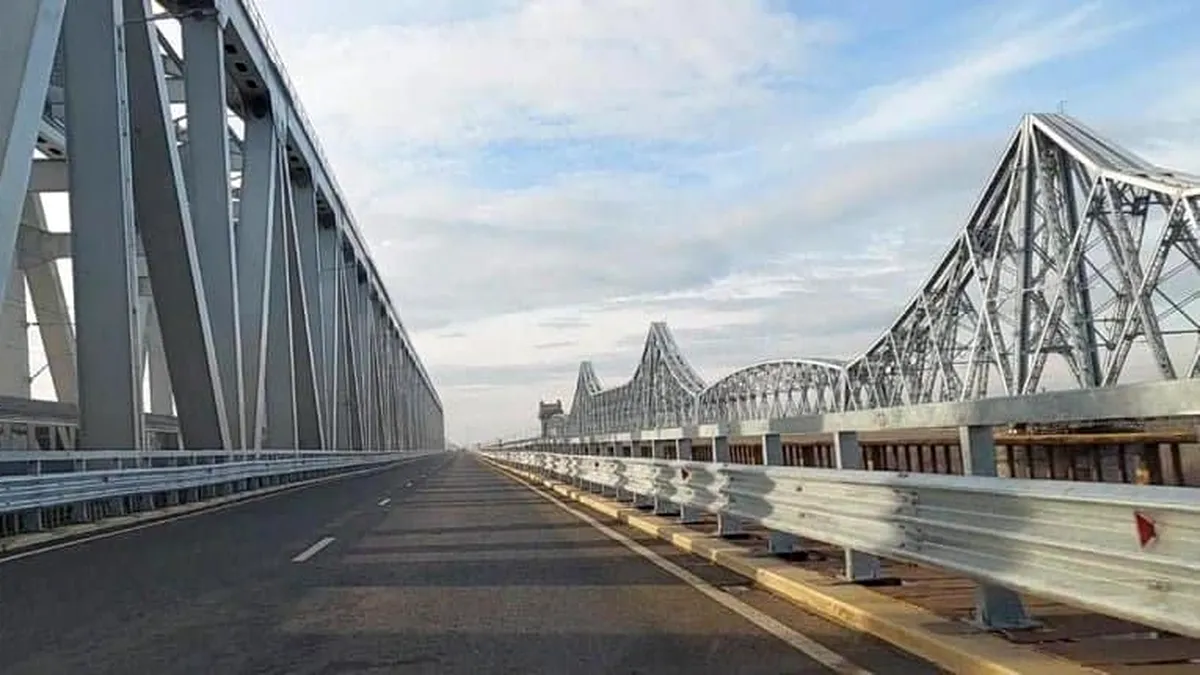 CNAIR anunță că se ridică restricţiile de circulaţie pe podul de la Cernavodă