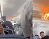 Imagini de groază în avion: o baterie a luat foc într-un bagaj. Zborul, deviat de urgență (VIDEO)