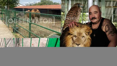 Polițiștii i-au confiscat animalele lui Nuțu din Grădina Zoo de la marginea Bucureștiului