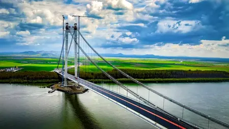 Noi probleme la podul peste Dunăre de la Brăila: Podul intră din nou în reparații