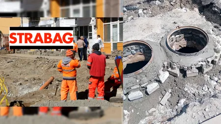 Inginerie STRABAG! Dörel ruso-austriacul a inventat propria tehnică de ridicare a gurilor de canal