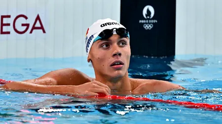 David Popovici, candidat la aurul olimpic! S-a calificat în finala la 200 metri liber cu cel mai bun timp