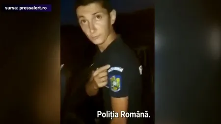 Fals polițist, prins după ce a fost filmat de un grup de tineri
