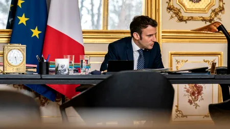 Zelenski l-a invitat pe Macron în Ucraina