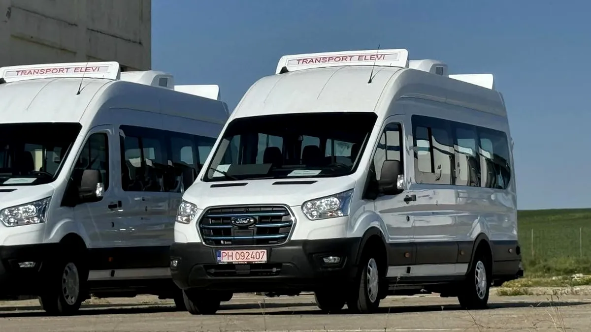 Scandal în Dâmbovița: Microbuze electrice de 200.000 de euro bucata