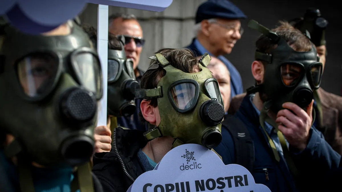Studiu: aerul din capitală, otrăvit de poluare