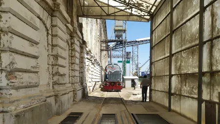 Silozul construit de Anghel Saligny în Portul Galați, centrul operațional al exporturilor de cereale din Ucraina