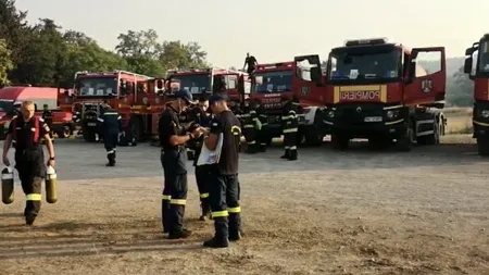 Acțiunea pompierilor români continuă și astăzi, în zona Spathari din insula Evia