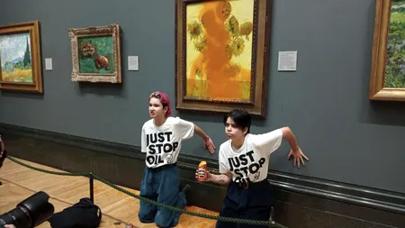 Bine, și ce vină are Van Gogh? Arta sub asediu: protestele ecologiste au ajuns să împroaște supă pe capodopere