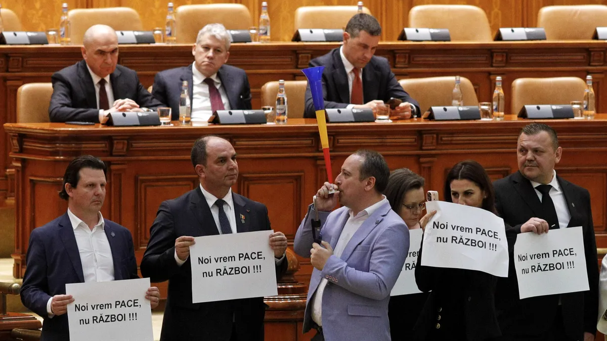 Scandal în Parlament: opoziția se opune intrării trupelor americane în România