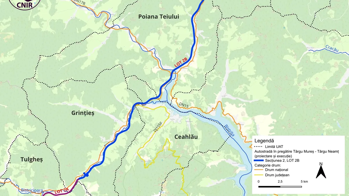 A fost lansată licitația pentru proiectarea și execuția celui mai greu lot al Autostrăzii ,,Unirii” - A8