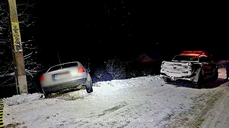 Focuri de armă și o urmărire pe zăpadă pentru capturarea unui transport de țigări de contrabandă