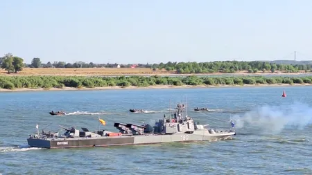 „Ziua Marinei” la Galați, cu parada navelor militare, dar fără tradiționalele jocuri marinărești