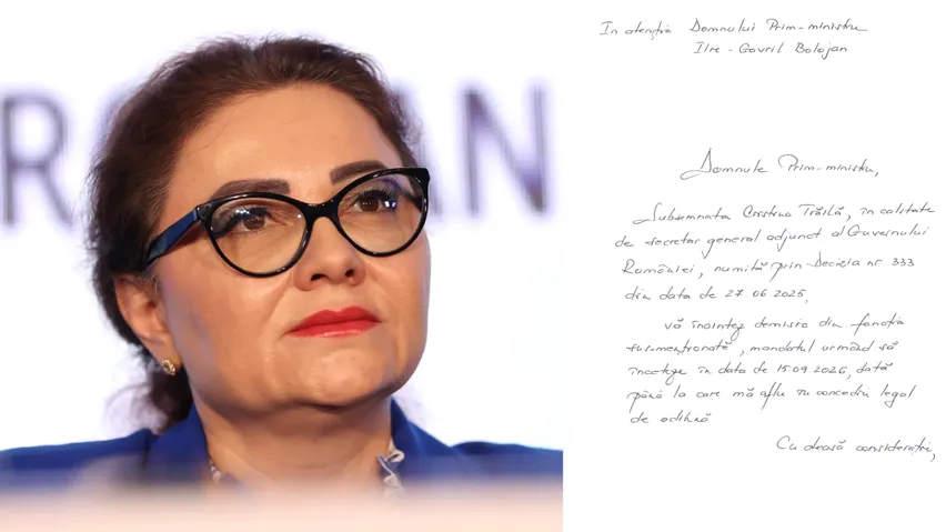 Cristina Trăilă, urmărită penal de DNA, a demisionat din funcția de secretar general adjunct al Guvernului. „Sunt total nevinovată”