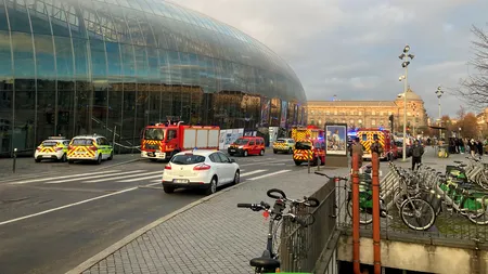 Alertă la Strasbourg: două tramvaie s-au ciocnit! Primarul: „Oamenii au fracturi, tăieturi, leziuni ale gâtului”