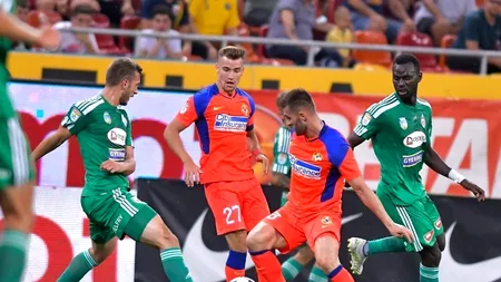 Liga 1: FCSB - Sepsi 1-1. Edi Iordănescu a debutat pe banca tehnică a roș-albaștrilor (Video)