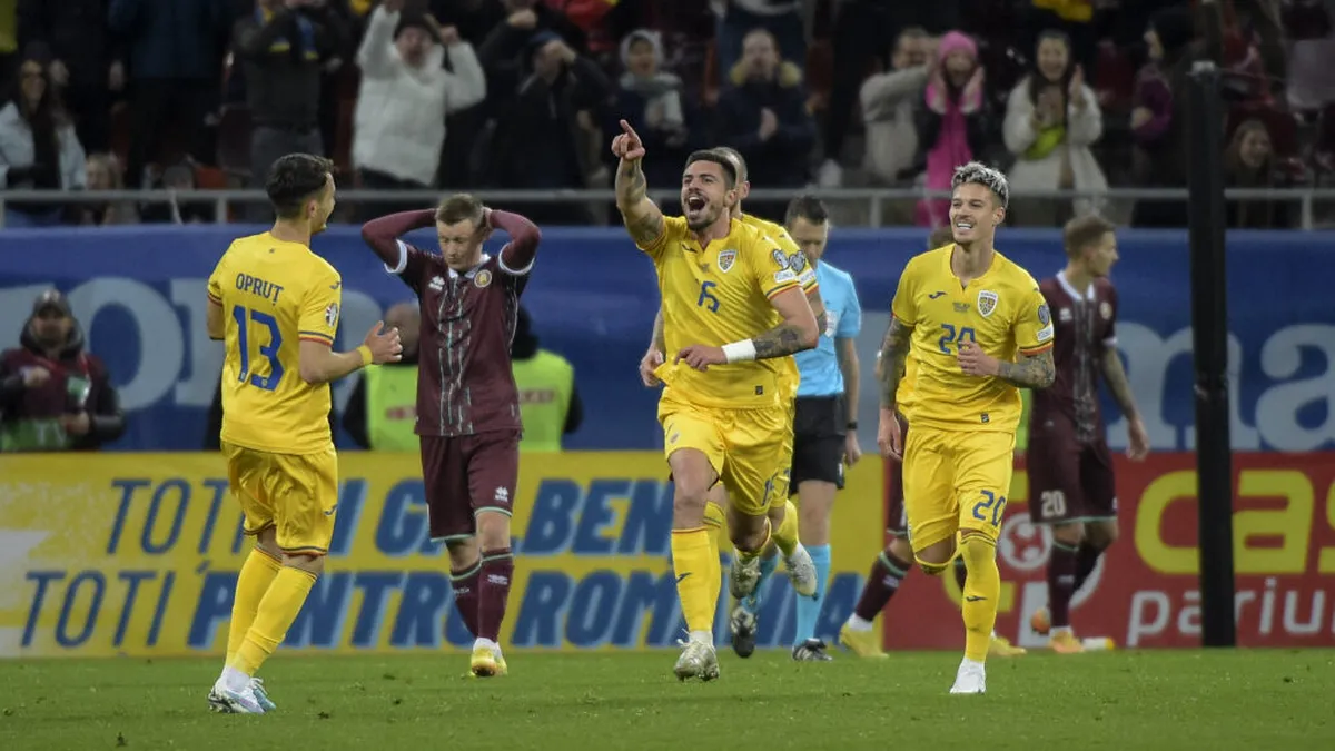 România – Belarus 2-1. Tricolorii au obținut maxim de puncte din primele două meciuri ale preliminariilor EURO 2024