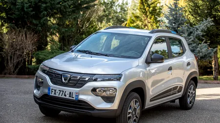 Dacia Spring electrică, cea mai vândută mașină, în luna mai 2024