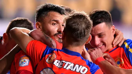 FCSB - CS Mioveni 3-0, în etapa a 12-a. Vicecampioana a avut doar doi fotbaliști pe banca de rezerve (Video)
