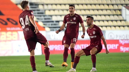 CFR Cluj a pierdut cu 5-0 în fața AS Roma