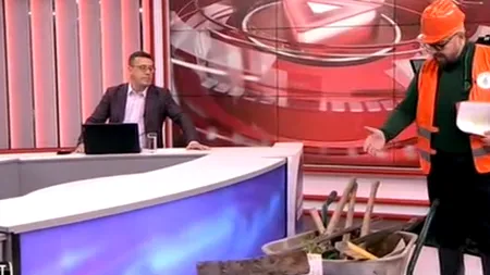 Piedone, apariție spectaculoasă la TV:„Am venit cu uneltele de muncă, aer proaspăt și verde”